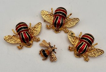 Lot Of Bee Pins