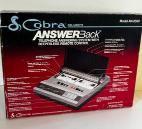 Cobra Answer Back Answering Machine AN 8500 In Box