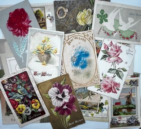 Best Wishes Post Cards Early 1900s
