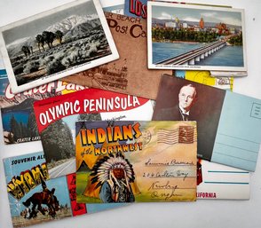 Folding Booklet Post Cards Lot