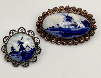 Vintage Delft Pins