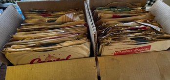 2 Boxes Old Records