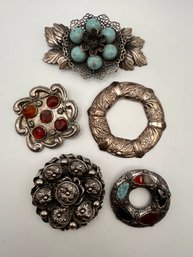 Vintage Bold Large Statement Coat Pins