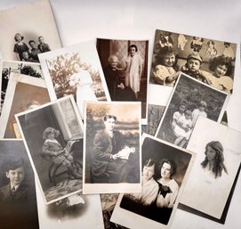 Old Black And White Photo Post Cards