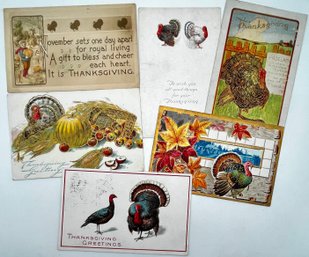 Thanksgiving Post Cards Lot