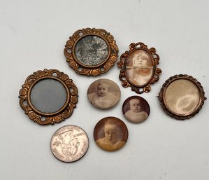 Antique Photo Pins & Photo Frame Pins