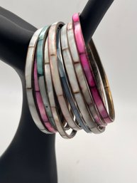 Vintage Bangles Mop Inlay