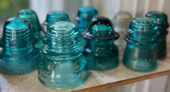 Vintage Old Insulators Lot (10)