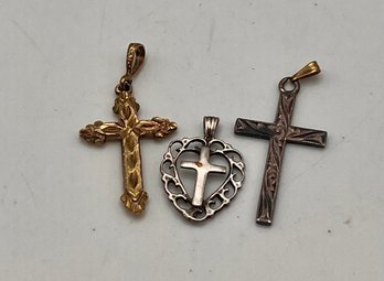 925,sterling & Silver Cross Pendants