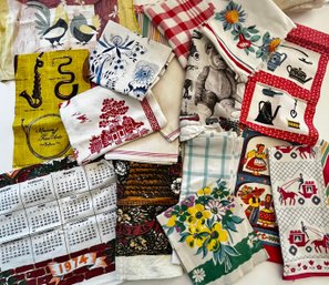 Vintage Linen Kitchen Towels
