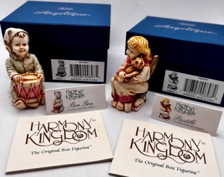 Lot Of 2 Harmony Kingdom Angetique Holiday Bon Bon & Pastille