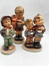 Hummel Figures- Lost Stocking, Little Scholar, Max & Moritz