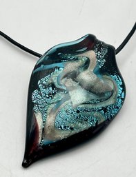 Murano Glass - Art Glass Pendant Necklace
