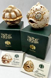 Harmony Kingdom Roly Polys Monica & Botero Fish & Turtle