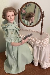 Danbury Mint Norman Rockewell Going Out Doll Set