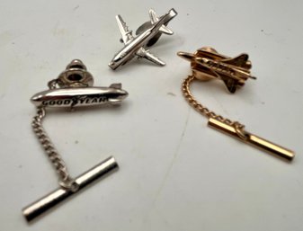 Airplanes- Goodyear, 747, USA -tie Tacs & Clips