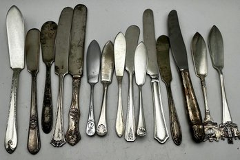 Silver Plate Knife Lot
