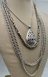 Lot Of 3 Ailvee Tone Necklaces - Brighton