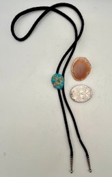 Bolo Tie & 3 Bolo Clips
