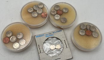 Vintage Miniature Coin Sets