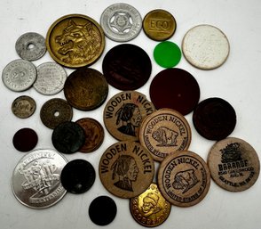 Mix Token & Seattle Wooden Nickels