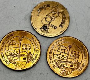 Cent 21 Seattle World Fair One Dollar & 1979 Space Needle Seattle Center