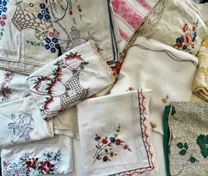 Vintage Table Covers - Embroidered And More
