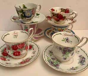 Vintage Tea Cups & Saucers