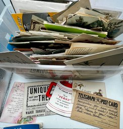Huge Ephemera Lot As Shown Tote Full