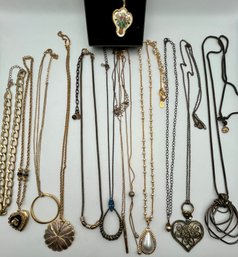 13 Necklaces- Nolan Miller, Cookie Lee, Baer Sf, Avon, Liz Claiborne