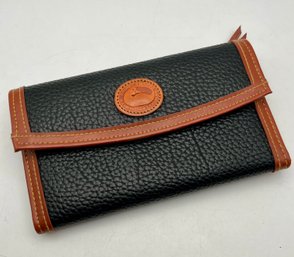 Black & Brown Wallet Magnetic Close