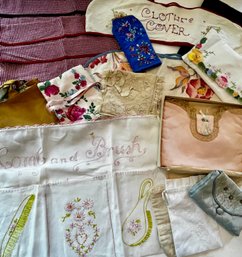 Vintage Comb Brush Holder, Other Pouches And Holders