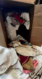 Box Lot Of Unfinished Projects All Vintage