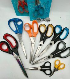 Scissor Lot- Livingo, Fiskars, Ibayan, Westcott