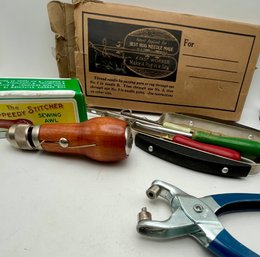 Speedy Stitcher, Sewing Awl & Brad Grommet Pliers