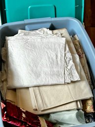 Tote Of Vintage Fabrics