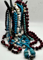Vintage Necklace Lot- Lucite, Plastics,