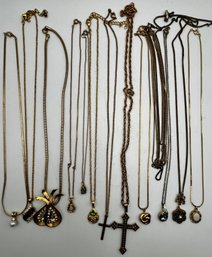 Pendant Necklace & Chains Lot