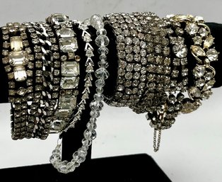 Rhinestone Bracelet Lot