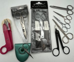 Scissors Lot- Gingher Germany, Primier, Miller Germany, Farr USA, Pakistan