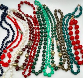 11 Large Bead Plastic, Lucite / Light Weight