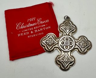 1971 Sterling Christmas Cross Reed & Barton