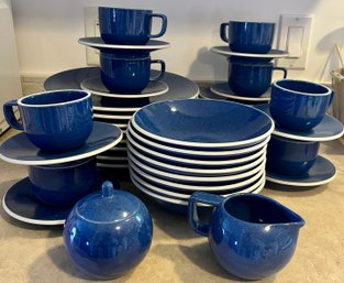 Sasaki Made In Japan Color Stone Sapphire Dish Set