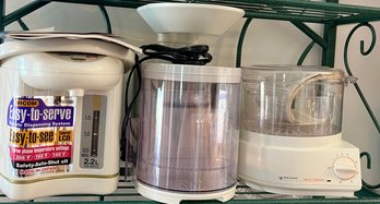 4 Counter Top Kitchen Appliances- Zojirushi, Black & Decker, Braun, Presto