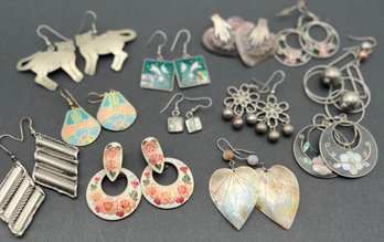 Pierced Earrings Lot (12)