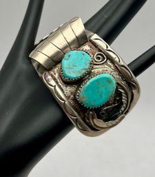 Vintage Turquoise Watch Cuff