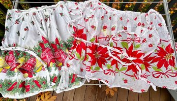 Vintage Christmas Waist Aprons