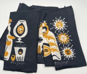 Tammis Keefe MCM Linen  Cocktail Napkins