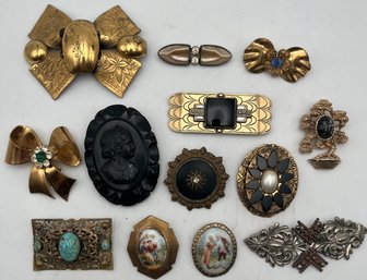 Antique & Vintage Brooch Pin Lot