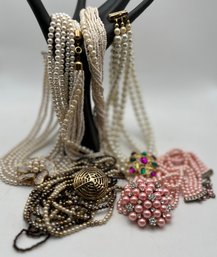 Multi Strand Vintage Necklaces